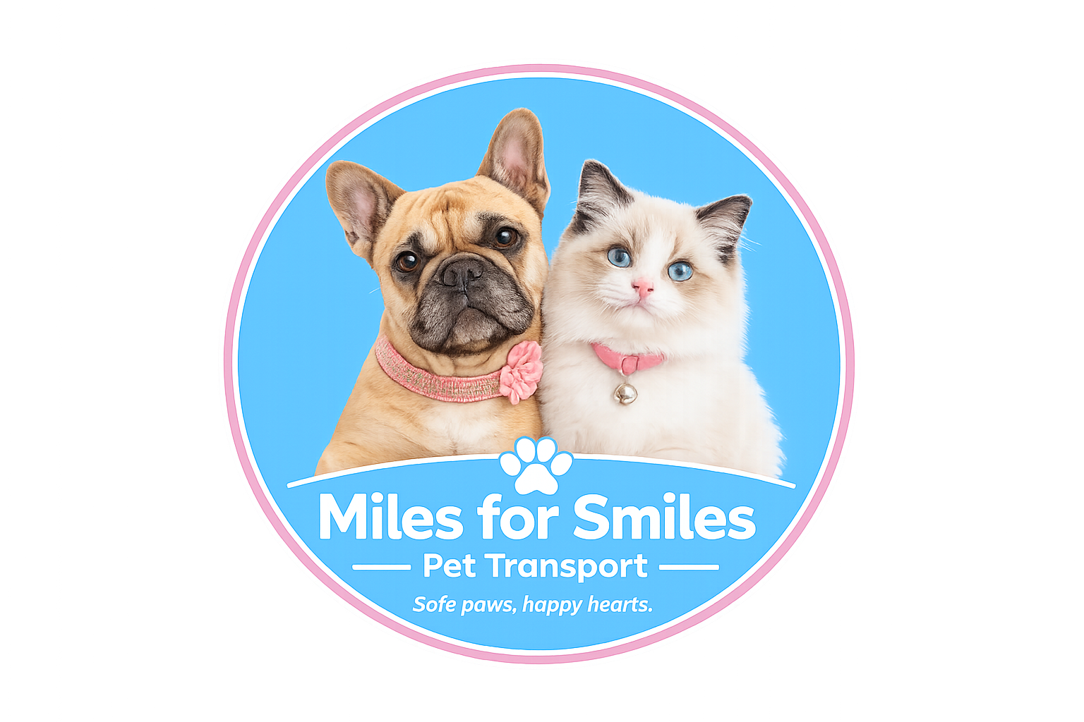Miles For Smiles Pet Transport logo